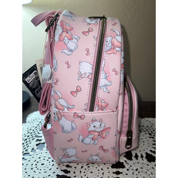 Loungefly Disney The Aristocats Marie Bows Mini Backpack Wallet main image 4